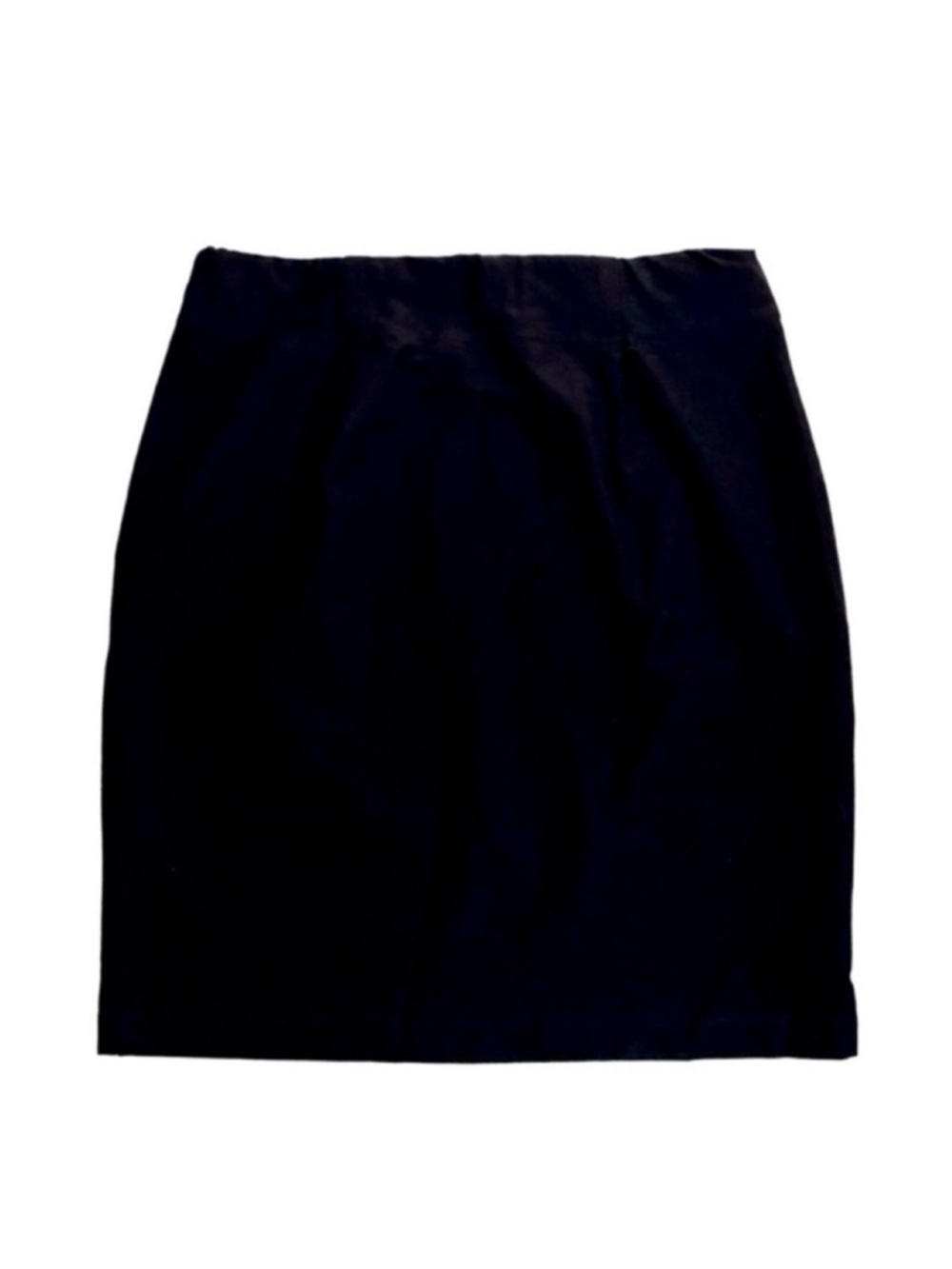Eileen Fisher Mini Skirt Black Stretch Crepe Slip-on Style S/P